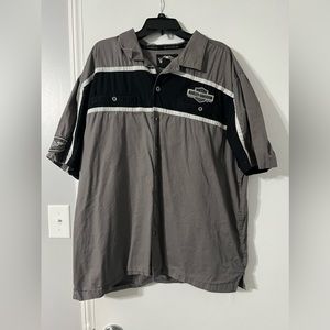 Harley Davidson button down shirt
